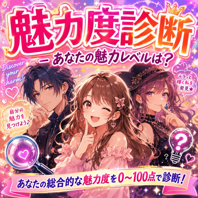 魅力度診断 - あなたの魅力レベルは？