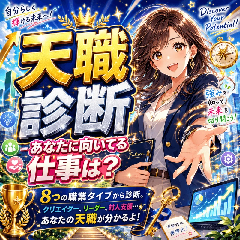 天職診断 - あなたに向いてる仕事は？