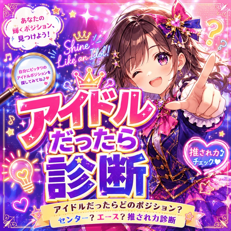アイドルだったら診断