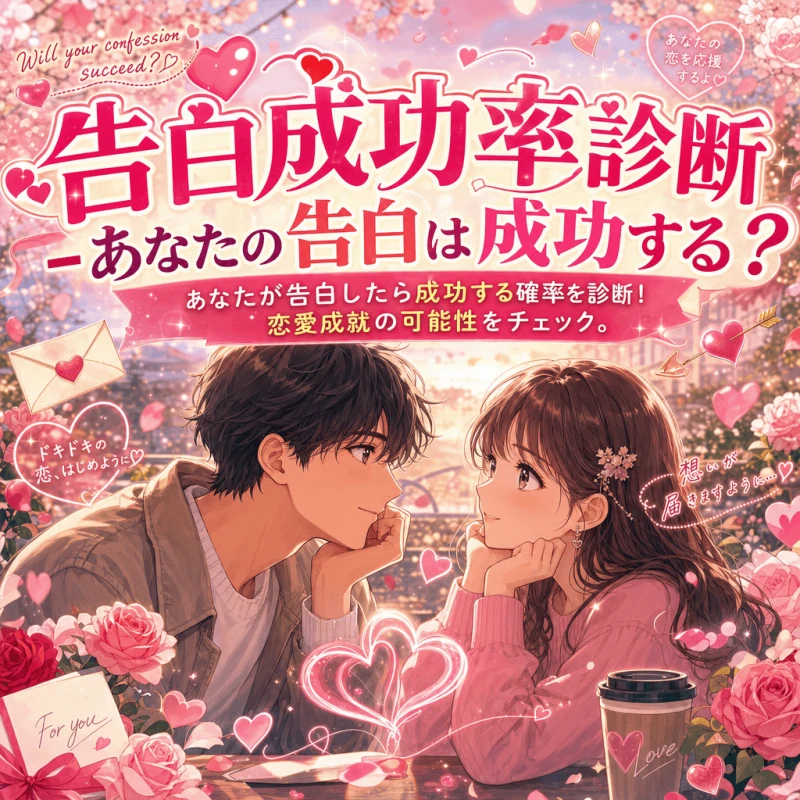 告白成功率診断 - あなたの告白は成功する？
