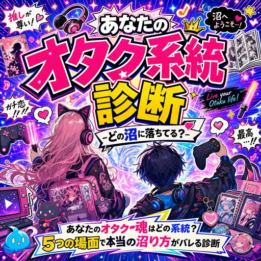 あなたのオタク系統診断 - どの沼に落ちてる？