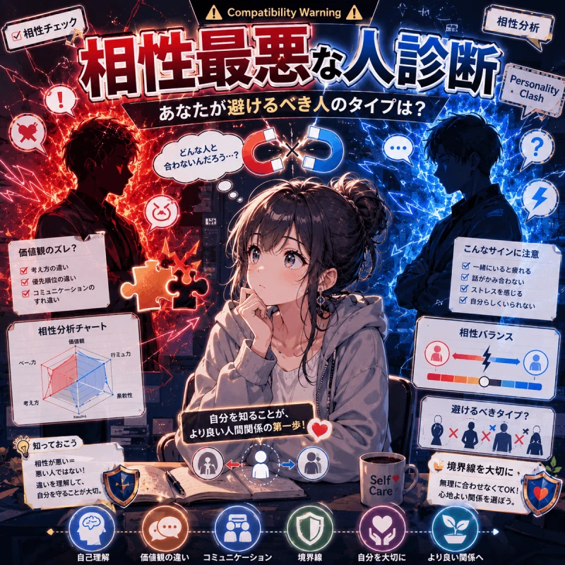相性最悪な人診断